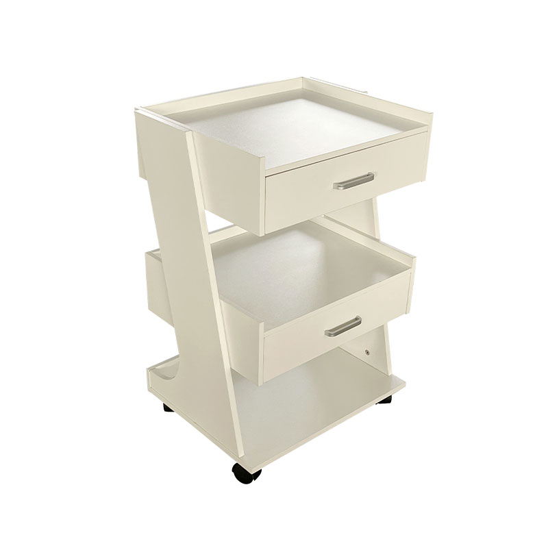 HZ2082BK / HZ2082 서랍이 있는 바퀴 롤링 카트 이발소가 있는 살롱 트롤리 카트