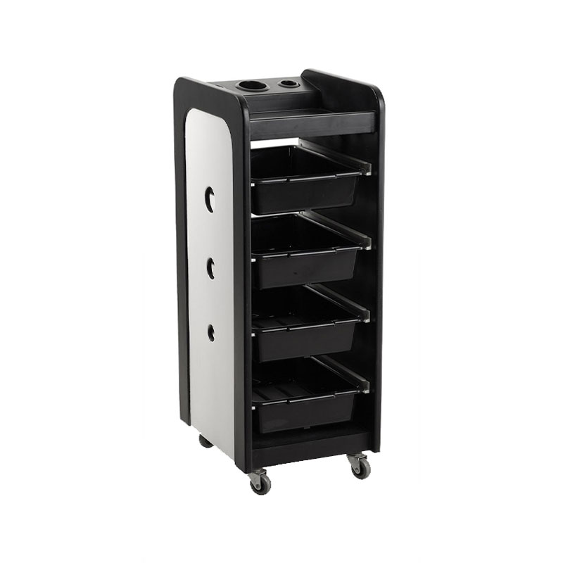 HZ2012 유리 상판이 달린 롤링 뷰티 트롤리 페이셜 카트