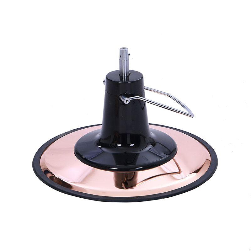 HZ22PB 로즈 골드 베이스가 있는 빈티지 이발사 유압 펌프