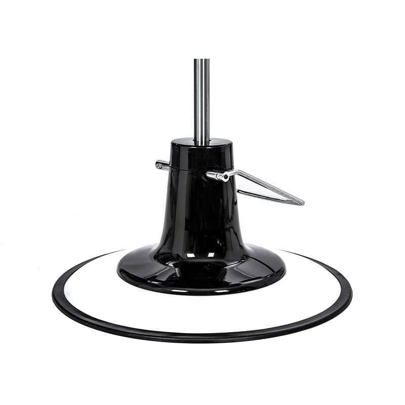 HZ22WB 흰색 베이스가 있는 빈티지 이발사 유압 펌프