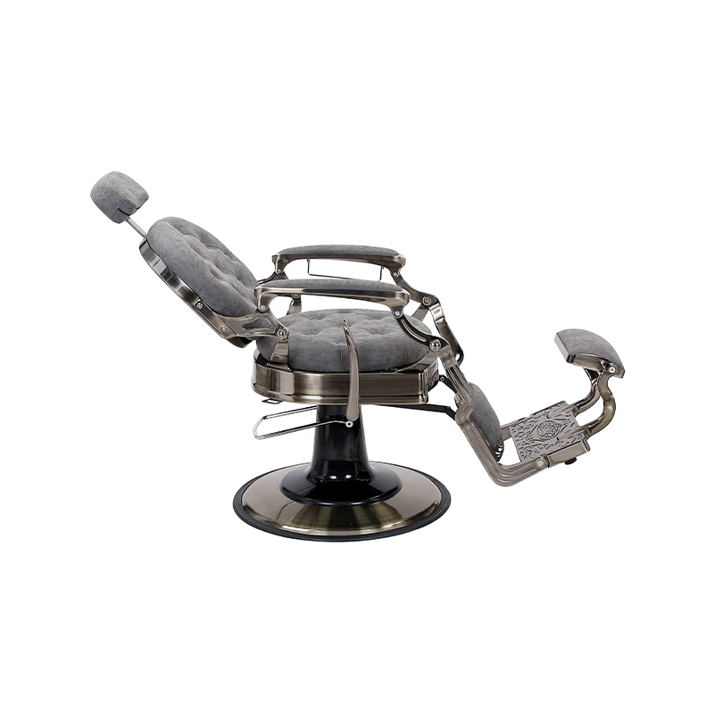 HZ8799QM 그레이 라운드 쿠션 미용의자