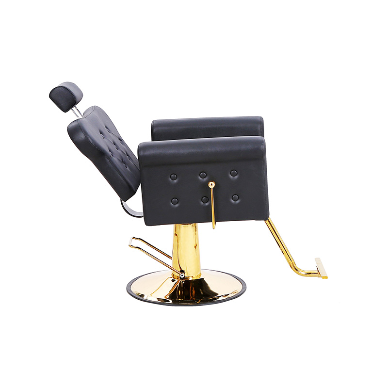 HZ88131B-GD / HZ88131B-GY / HZ88131B-LZ 리클라이닝 등받이 및 술 단추가 있는 다용도 미용실 의자, 스타일리스트 의자