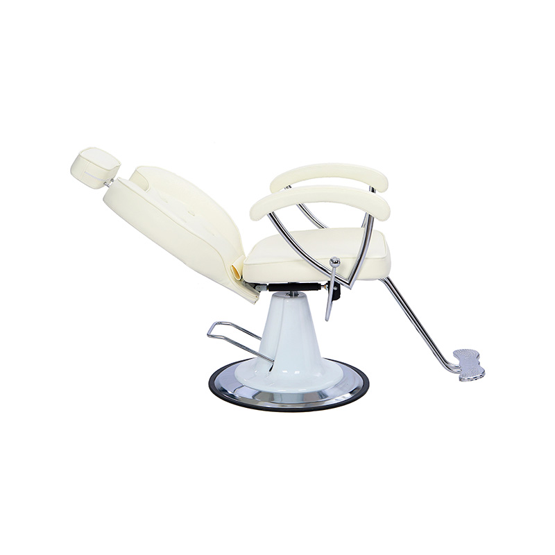 HZ8712C / HZ8712B / HZ8712 Bige 이발소 의자 등받이 버클 패션 살롱 의자