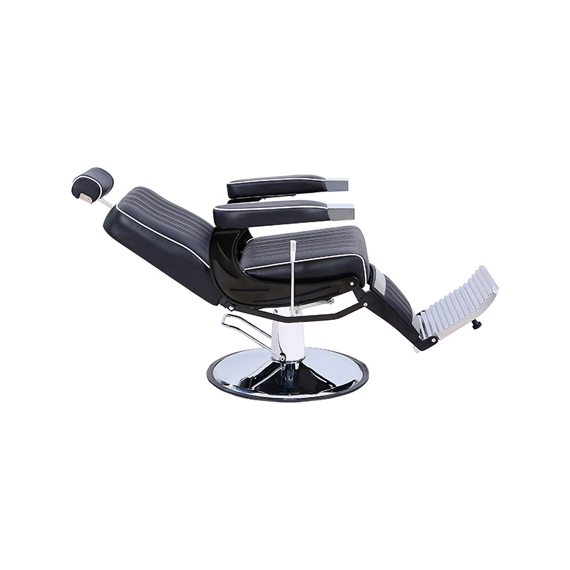 HZ8752SX 흑백 롤링 엣지 스트립 수직 줄무늬 헤어 스타일링 의자