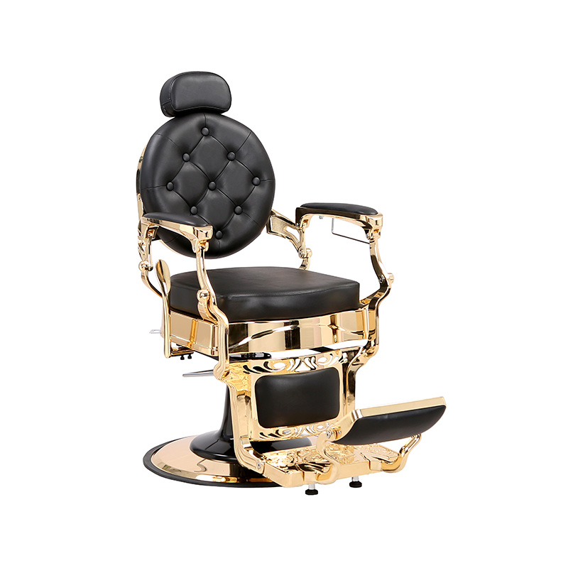 HZ8799B-K / HZ8799B-R / HZ8799G-R / HZ8799H-Z 골드 프레임이 있는 블랙 이발 의자