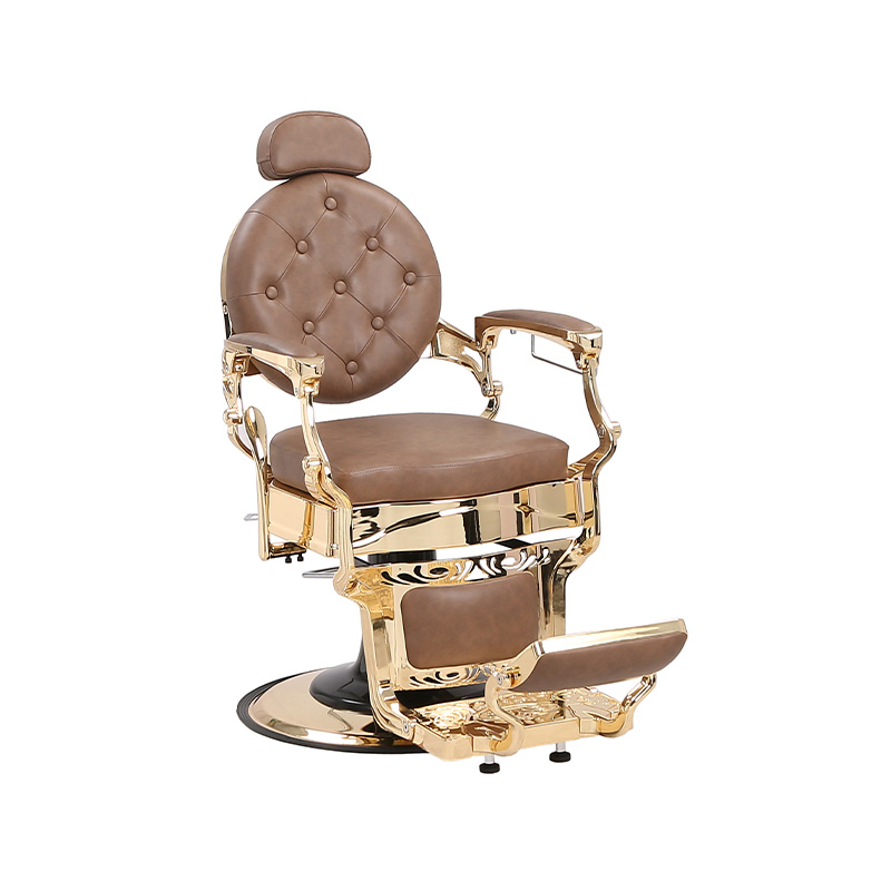 HZ8799B-K / HZ8799B-R / HZ8799G-R / HZ8799H-Z 골드 프레임이 있는 블랙 이발 의자