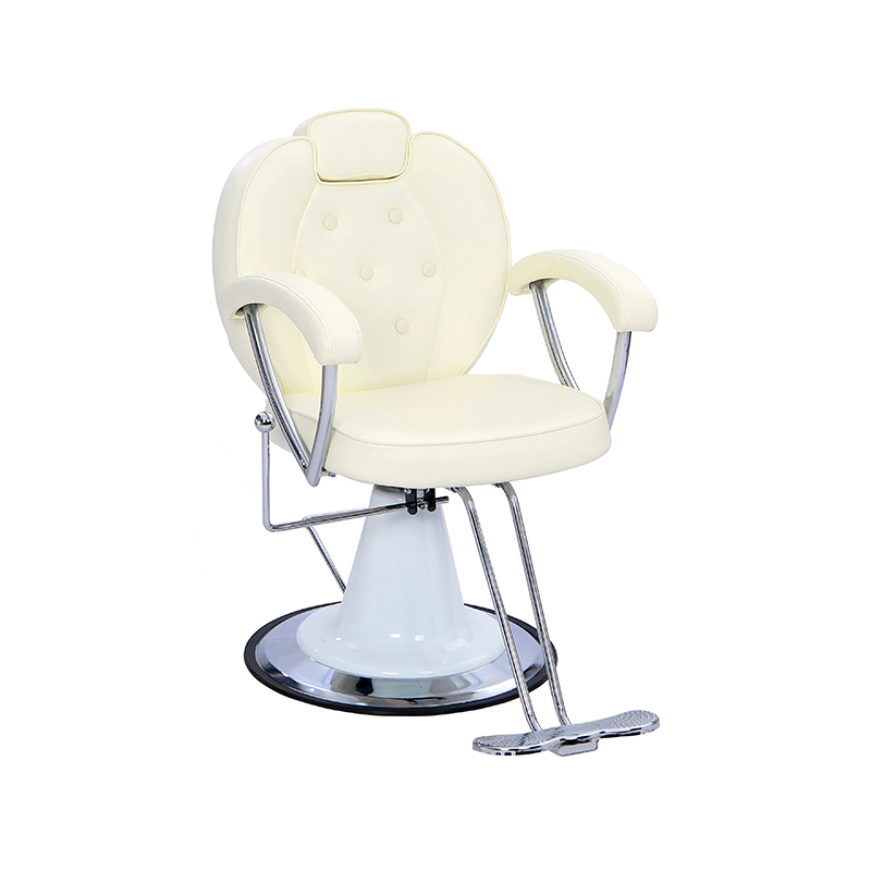 HZ8712C / HZ8712B / HZ8712 Bige 이발소 의자 등받이 버클 패션 살롱 의자