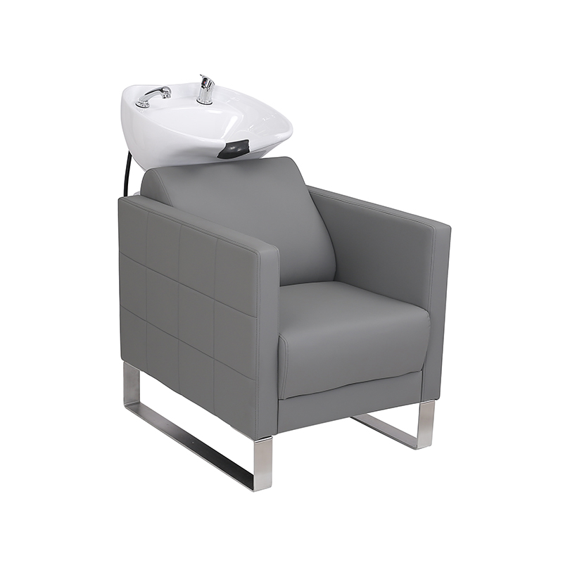 HZ9102 / HZ9102H 블랙 역세 샴푸 세라믹 그릇과 의자